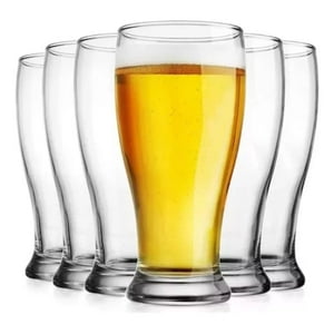 Set 6 Vasos Shoperos Bucarest Allegra De 340Ml Cervezas