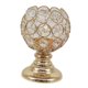 thumbnail image 4 of Candelabros Votivos De Cristal Candelabro Evento De Boda 8.5x11.5cm Dorado, 4 of 5