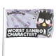 thumbnail image 1 of Badtz-Maru Bandera impresa con temática, regalo perfecto para fanáticos, amigos y familiares, y adecuada para actividades al aire libre e interiores, decoraciones de fiesta. 90 cm × 150 cm., 1 of 6