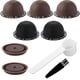 thumbnail image 1 of Juego de 5 cápsulas reutilizables para Nespresso Vertuo, de 230 ml y 150 ml, con 2 tapas de silicona, 1 cuchara y 1 cepillo. Accesorios para Nespresso., 1 of 7