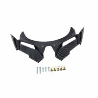 Ioensy - Cubierta De Ala Aerodinámica De Carenado Delantero Para Kawasaki Zx4R Zx-4Rr 2022-2024 Tiras Negras