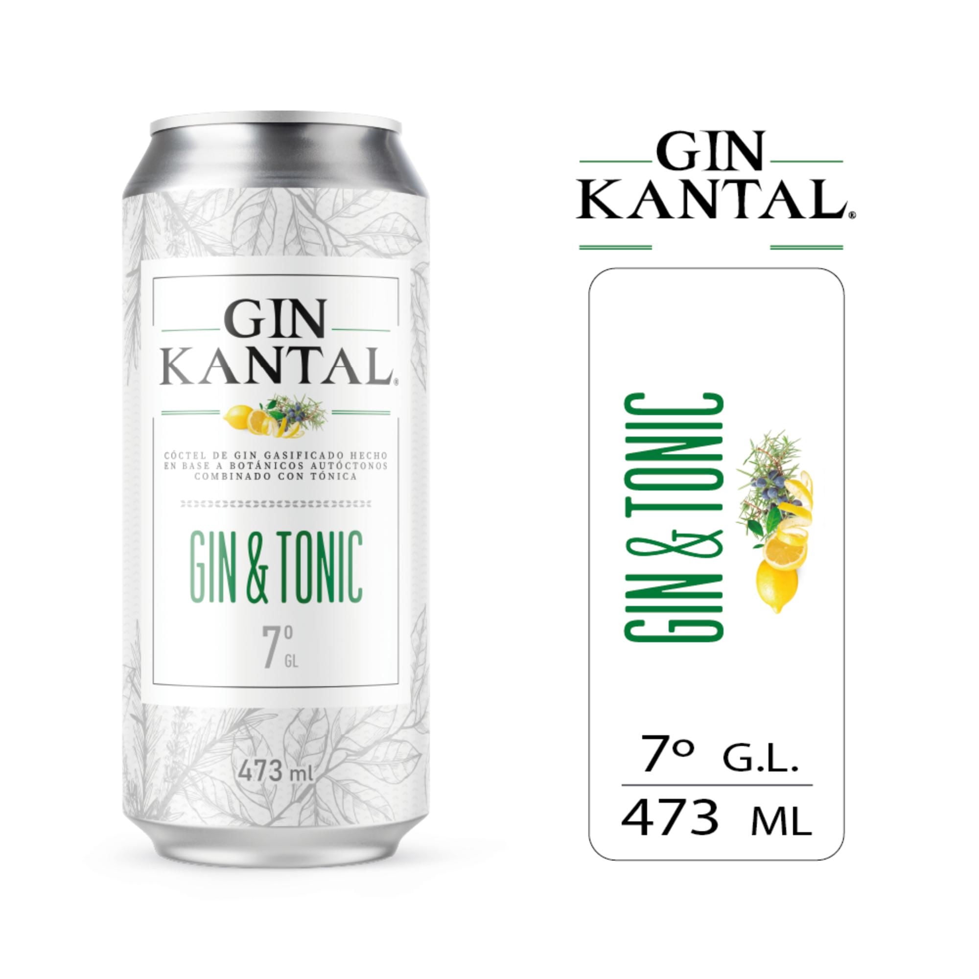 Gin Tonic 7° Lata 473 Kantal Ice