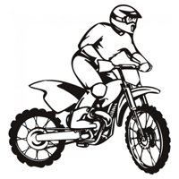 Rienda Libre Graphics - Decomural Scrambler Motorsport Motorbike Ws-15339