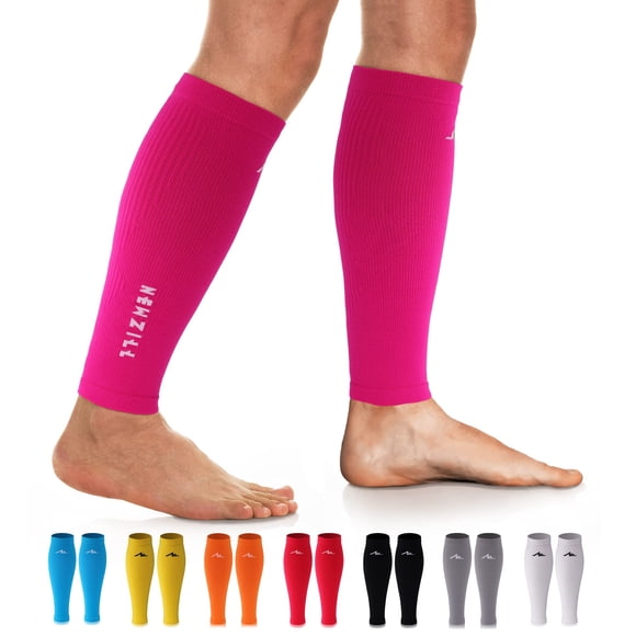 Manga de compresión para pantorrillas NEWZILL para hombre y mujer rosa S/M