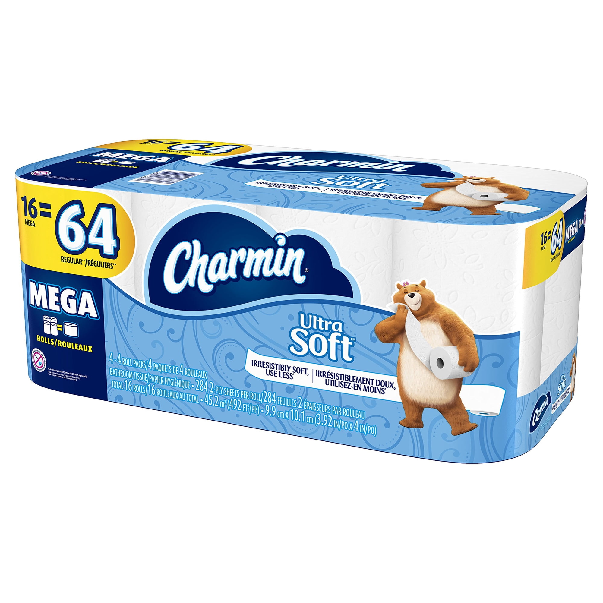 Papel Higiénico Charmin Ultra Suave 16 Rollos Dobles 2 Capas