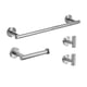 thumbnail image 1 of Toallero Industrial Juego De Accesorios Para Barra De Toalla Plata, 1 of 3