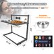 thumbnail image 5 of Comederos para perros SHAINFUN de altura ajustable, 3000 ml, metal, 5 of 7