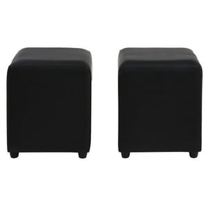 Bodevir - Set Pouf Cali 1C Pu 30 Negro