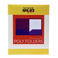 Folder School Smart, 2 Bolsillos, Polietileno, Tamaño Carta, Color Morado X25
