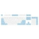thumbnail image 1 of Keycaps Marina Style Blanco/celeste –, 1 of 2