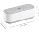 thumbnail image 3 of Revolutionize Your Cleaning Routine with our Rechargeable Ultrasonic Washing Machine - Perfect for Glasses, Braces, Toothbrushes, and Jewelry!, 3 of 4