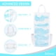 thumbnail image 3 of Soporte para bolsas de supermercado LeCorner de gran capacidad (blanco), 3 of 9