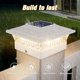 thumbnail image 3 of Luces solares para tapa de poste JOFIOS 16 LED impermeables - paquete de 6, 3 of 6