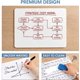 thumbnail image 3 of Pizarra Blanca Ultimate Stationery 23 x 30 cm - Paquete de 2, 3 of 7