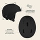 thumbnail image 2 of Casco de esquí y snowboard Retrospec Zephyr para adultos, 2 of 8
