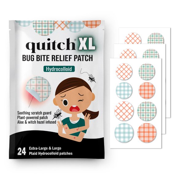 Parche XL para Alivio de Picaduras de Insectos quitch Hydrocoloide para Niños