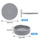 thumbnail image 4 of Tapetes de 18 cm para ollas y sartenes, 5 salvamanteles tejidos con cesta para platos calientes, agarraderas para cocina, accesorios de mesa resistentes al calor., 4 of 7