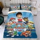 thumbnail image 4 of Patrulla Canina Conjunto de sábanas temático, trío de piezas, cómodo y amigable con la piel, diseño único, regalo de decoración para el hogar para familiares, amigos y fans,140X210cm, 4 of 6