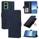 thumbnail image 1 of Funda Billetera Delgada para Motorola Moto G35 5G con Ranuras y Soporte Azul oscuro, 1 of 6