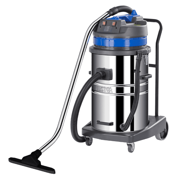 Aspiradora Industrial Polvo Agua 70L 2 Motores Luster Blue-580