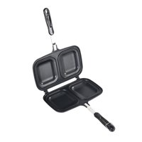 Magideal - Máquina Para Hacer Sándwiches Calientes, Máquina Para Hacer Pasteles De Doble Cara Con Asa, Olla Multifunción Para Desayuno, Parrilla, Máquina Para Ha