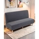 thumbnail image 4 of Funda De Sofa Revestimiento Elastico Futon Cuadrille Color Gris, 4 of 4