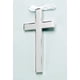 thumbnail image 1 of Cruz chapada en plata con cinta blanca de Ornament Memories, 1 of 2