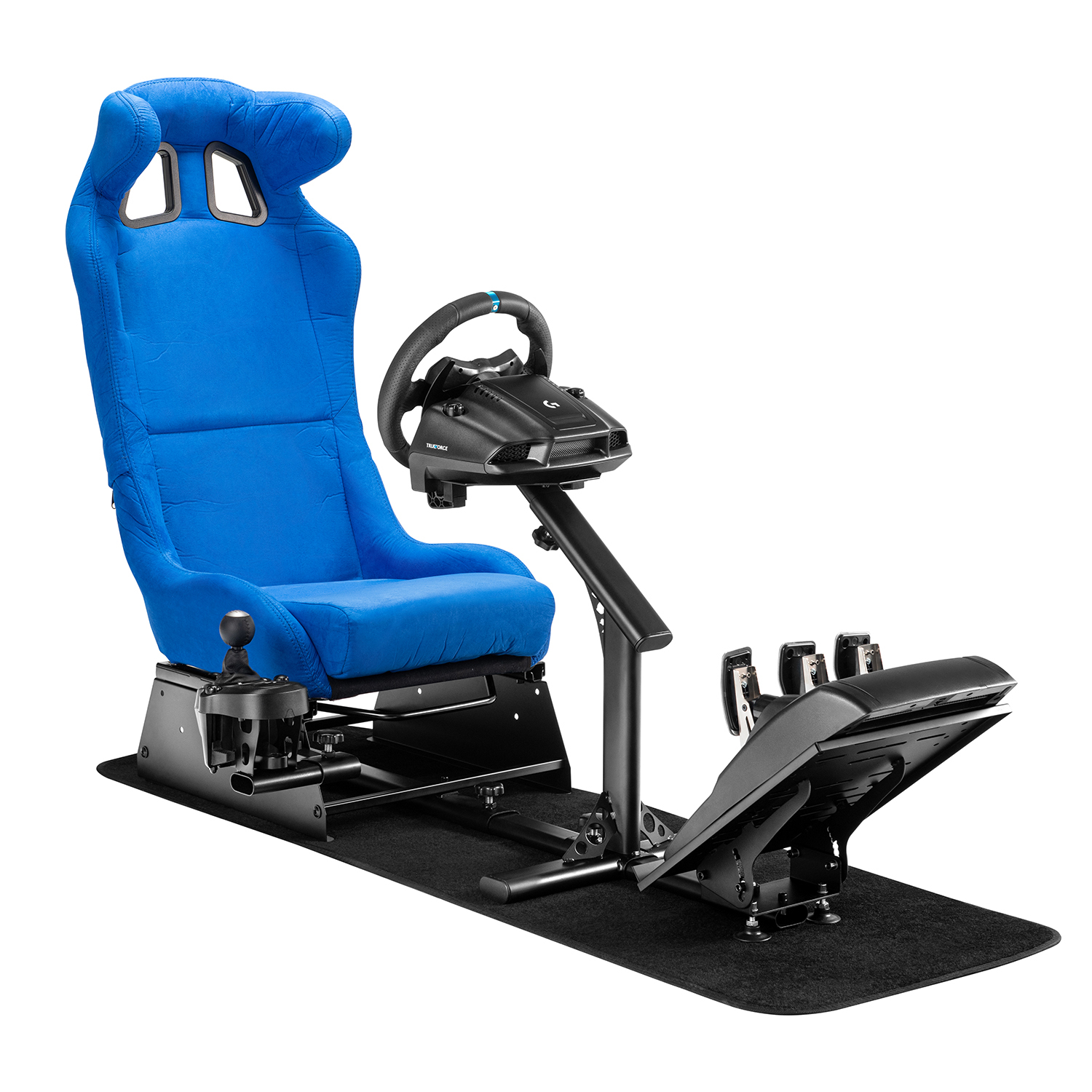 Racing Games - Simulador Cockpit Azul Logitech Thrustmaster Moza Pxn