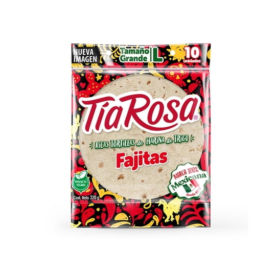 Tortilla Blanca 10 Un 320 g Tia Rosa