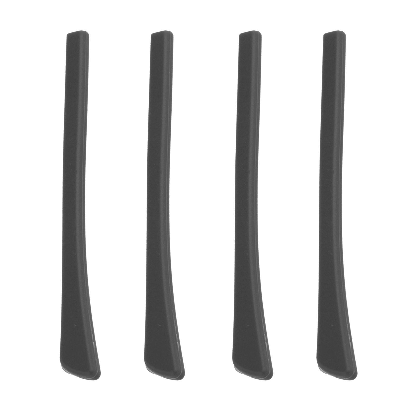 Magideal - 4 Unidades De Anteojos, Puntas De , Manga De Silicona Suave, Accesorio Resistente Y Duradero, Longitud De 69mm, , De , , Negro