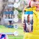 thumbnail image 5 of Harry Kane-theme One-Touch Pop Top Water Bottle Stainless Steel Leak-Proof Sports Children's Bottle blue 12oz, 5 of 6