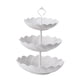 thumbnail image 5 of Soporte De Pastel De 3 Niveles Platos De Mesa De Estilo Europeo Catering Fiestas Torre Boda Tipo De Flor Blanca, 5 of 5