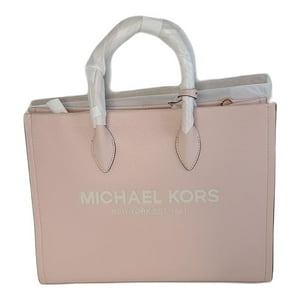 Cartera Michael Kors Bolso Tote De Hombro De Cuero Con Guijarros Mediano Mirella Para Mujer Rubor En Polvo