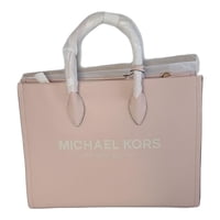 Cartera Michael Kors Bolso Tote De Hombro De Cuero Con Guijarros Mediano Mirella Para Mujer Rubor En Polvo