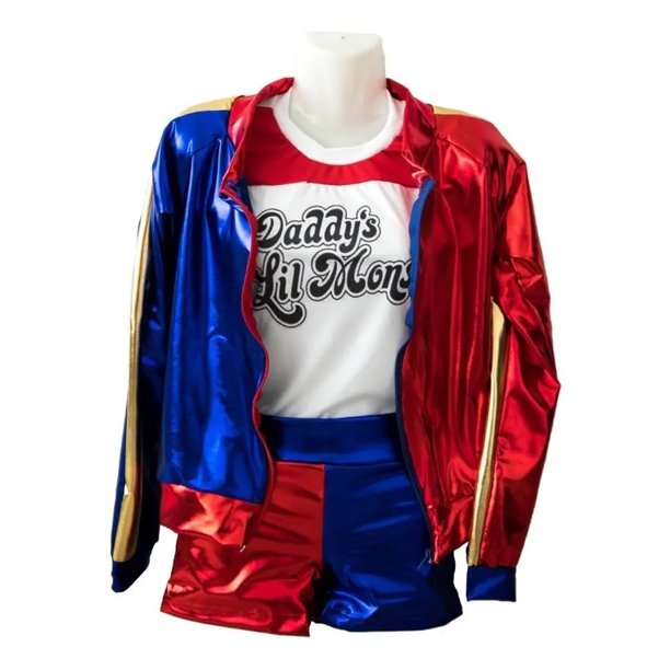 Disfraz Harley Quinn Niña y Adultos Suicide Squad Hallowen