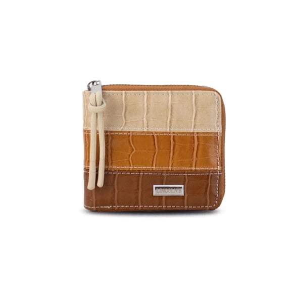 Billetera Mujer Candela Croco Arena Lincoln's
