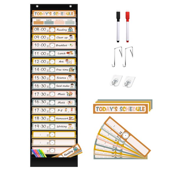 Tabla de bolsillo REGELETO Boho 18+1 bolsillos con tarjetas