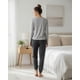 thumbnail image 4 of Pijama Mujer Algodón Yoga Gris gris S, 4 of 7