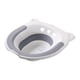 thumbnail image 4 of Bañera de asiento plegable, ahorro de espacio sobre el inodoro para asiento de inodoro, bañera de inodoro de bidé de lavabo de asiento de cadera para , Gris, 4 of 5