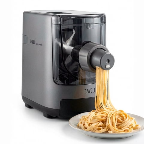 Davoli - Máquina Para Hacer Pastas Tallarines Y Más - Amasadora Eléctrica Para Fideos - Pasta Maker