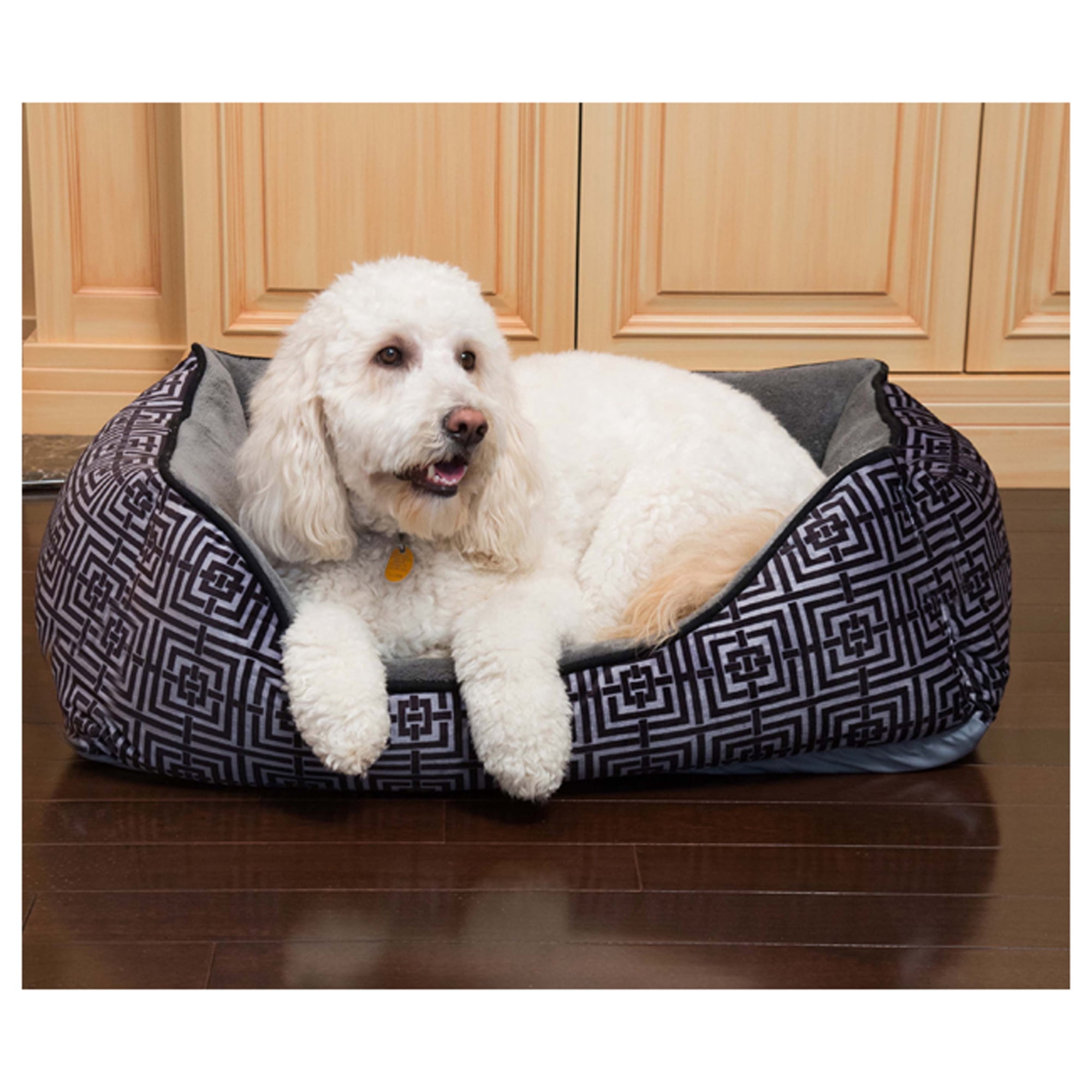 Cama Para Mascotas Pet Maison Trellis Cuddler 24 X 36 X 12 Pulgadas Unisex