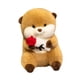 thumbnail image 4 of Capibara De Peluche Con Rosa, Juguete De Capibara Relleno Para Familia, Niñas, Niños, 4 of 5