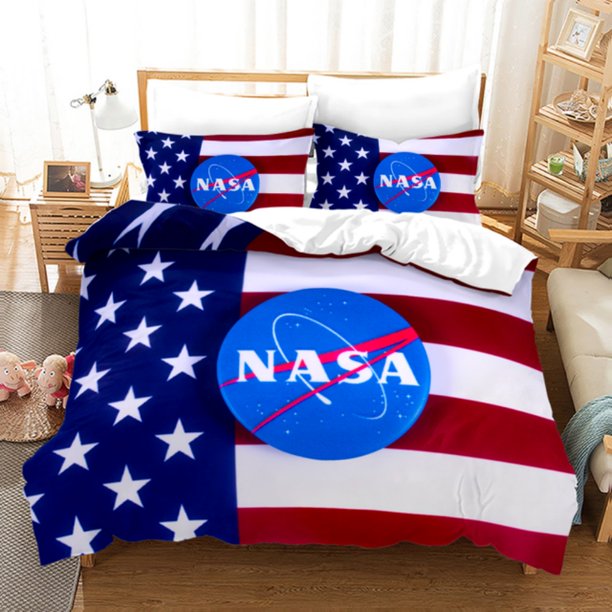 v2890 Bed Sheets American Flag Bedding Set Luxury Bed Linen Fashion Double Queen King Twin Full Size Teens Boys Duvet Cover Set Dropshipping 3-Piece Bedding Set (1 Duvet Cover + 2 Pillow Shams) Bed Sh