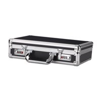 Magideal - Estuche De Protección De Equipo De Aleación De Aluminio Estuche De Transporte De Equipo Seguro Vacío Caja De Protección De Documentos De Joyería Para Negro Con Esponja