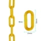 thumbnail image 5 of Cadena de seguridad de 30 m (98 pies), eslabones de plástico amarillo para control de multitudes en entornos industriales (8 mm de grosor), 5 of 7