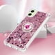 thumbnail image 5 of FOXDOCK Funda Glitter Líquida para Samsung Galaxy A07 con Anillo Brillante, TPU Antichoques y Esquinas Reforzadas, Soporte, 5 of 6