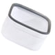 thumbnail image 1 of Mini Bote De Basura Tipo Prensa, Contenedor De Basura De Escritorio Para Tocador, Baño, Cocina, Blanco Y Gris, 1 of 3