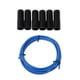 thumbnail image 3 of Cubierta De Cable De Tubo De Carcasa De Línea De Cable De Freno De Bicicleta Con Tapa De 6 Extremos Azul, 3 of 5