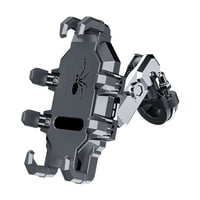 Xusx111 - Soporte Para Teléfono De Motocicleta - Soportes Para Teléfono Celular De Motocicleta, Soporte Para Teléfono De Bicicleta Ajustable, Negro (Modelo De Manillar)
