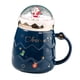 thumbnail image 4 of Taza Navide?a De Cerámica, Taza Navide?a Bonita Para Ni?os, Ni?as, Amigos, Halloween, Azul, 4 of 5